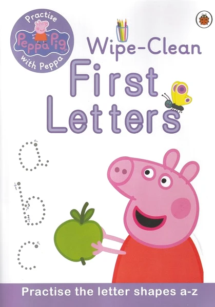 Peppa Pig: Wipe-Clean First Letters