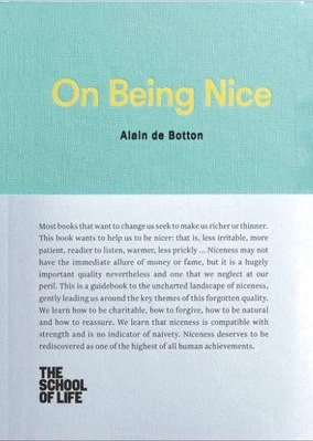 on being nice
