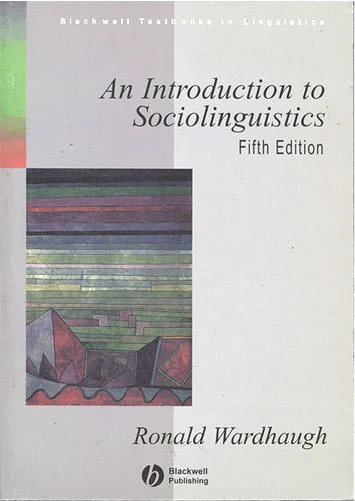 An Introduction to Sociolinguistics