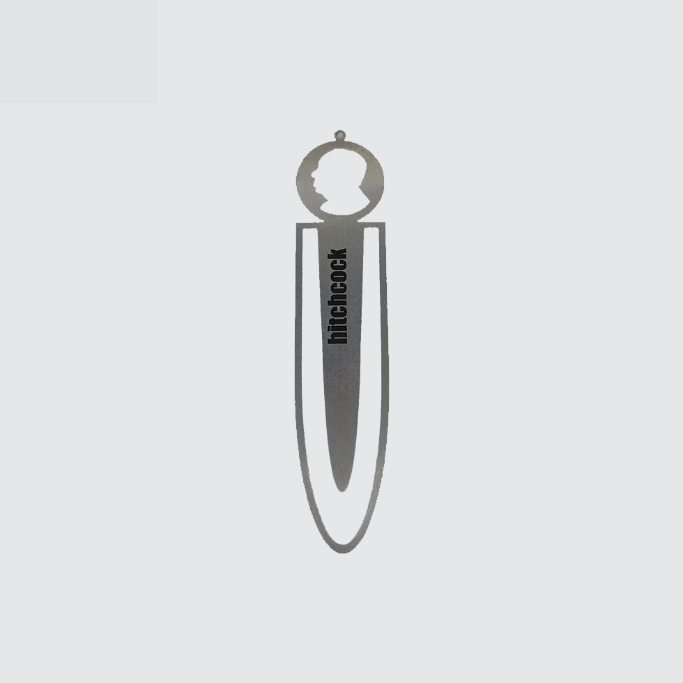 بوک مارک فلزی طرح هیچکاک (Bookmark)