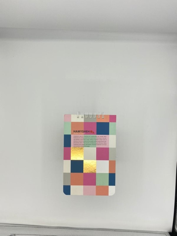 دفتر یادداشت جیبی مربع طرح 2