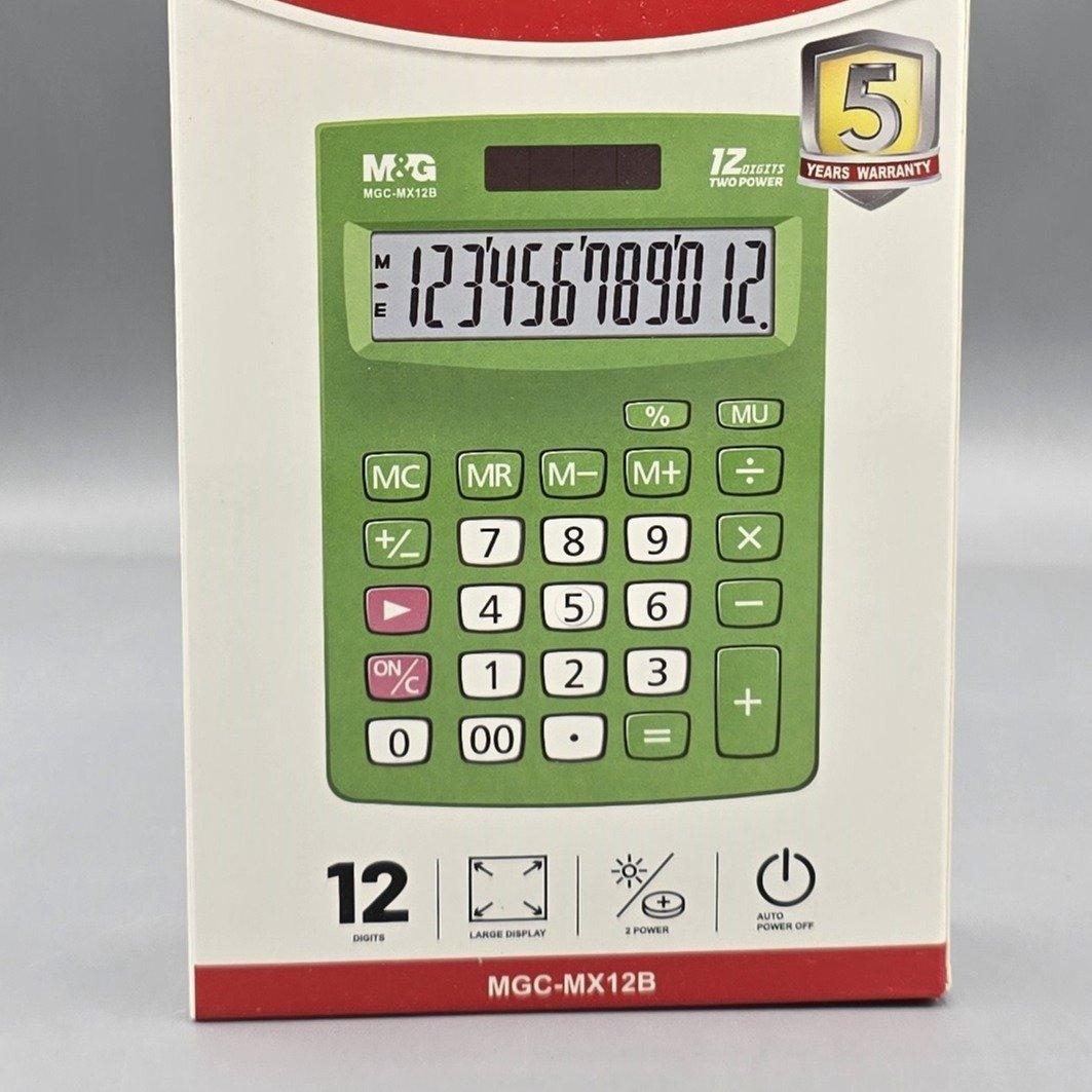 ماشین حساب سبز MGC-MX12B کد ADG981J2