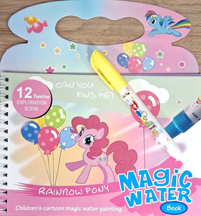 کتاب جادویی پونی (همراه با ماژیک جادویی)،(سیمی)