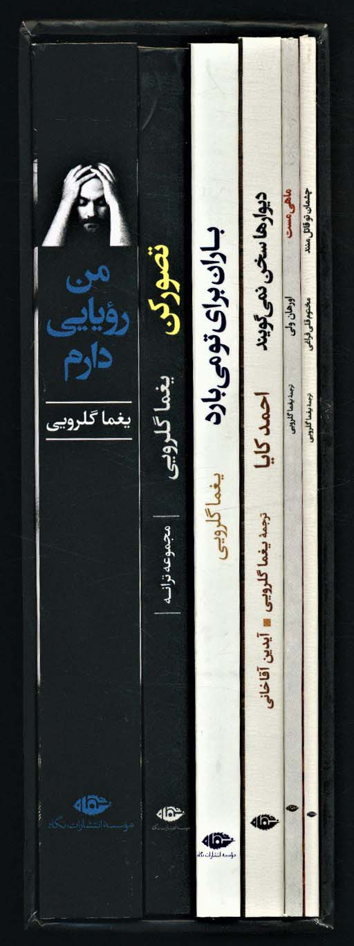 مجموعه آثار یغما گلرویی (دنیای بی کینه رویای من اینه)،(6جلدی،باقاب) - 0
