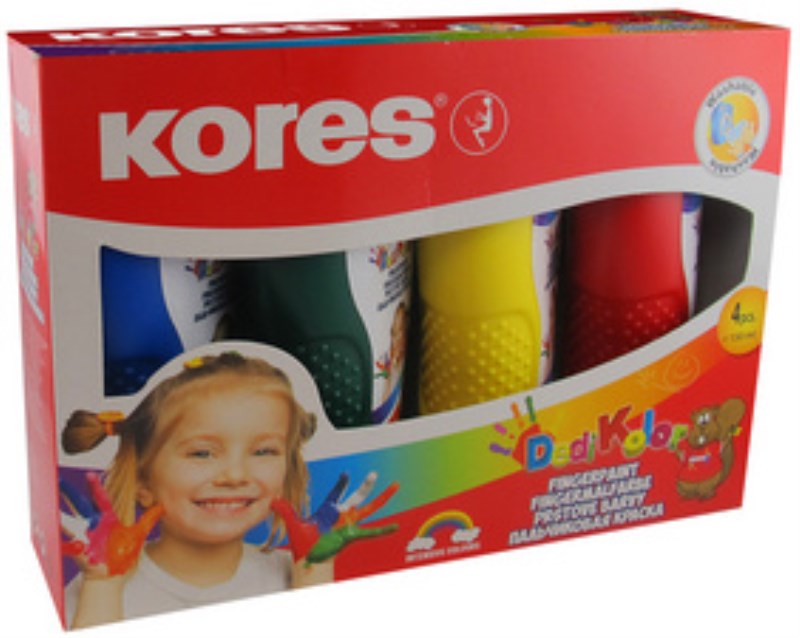 رنگ انگشتی 4 رنگ kores - 0