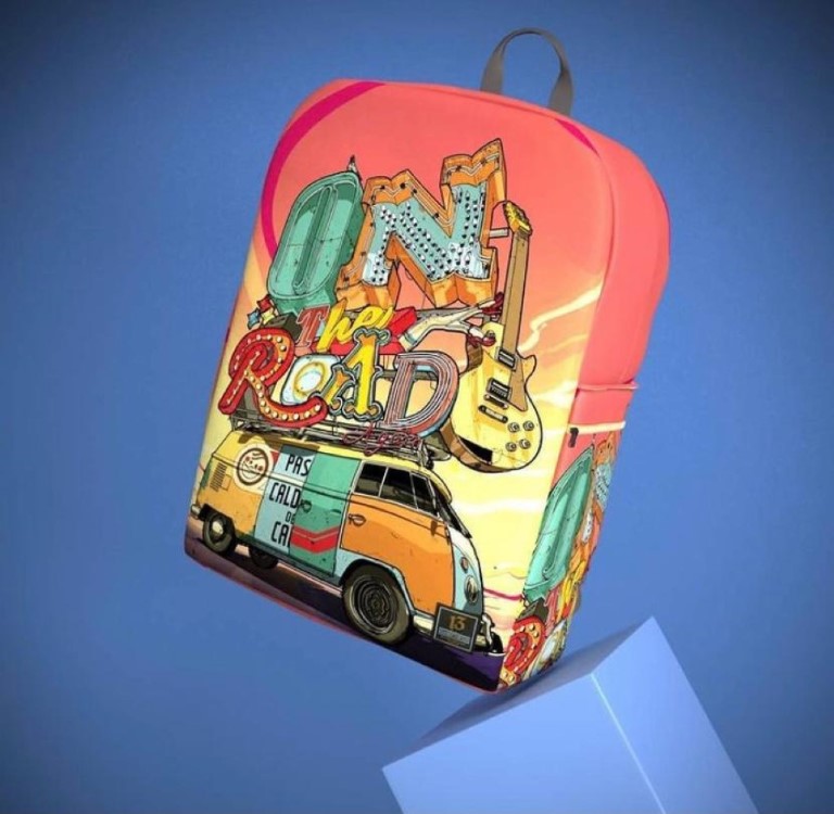 کوله مخمل (On the road)