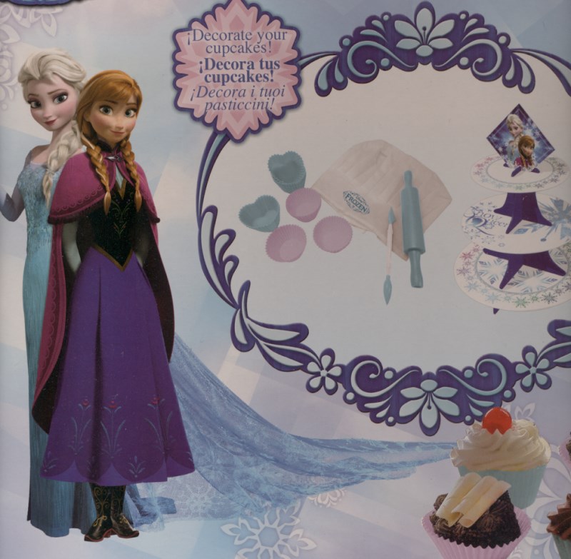 Frozen cupcake set 8758