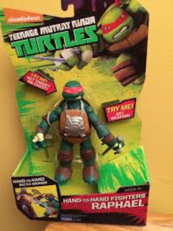Hand to hand fighters raphael tmnt delux figure asst
