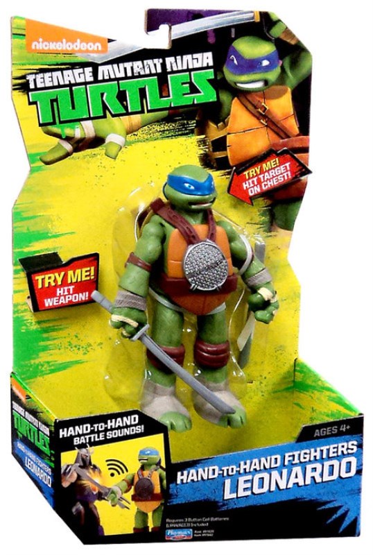 Hand to hand fighters leonardo tmnt delux figure asst