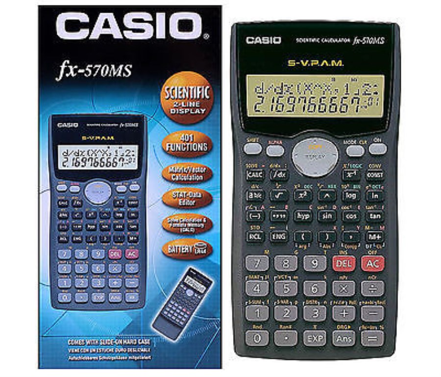 ماشین حساب مهندسی (casio FX-570MS)