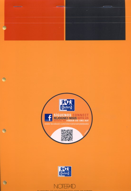 Oxford international notepad