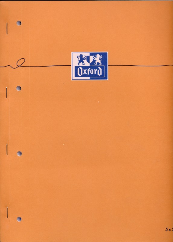 Oxford blocs orange