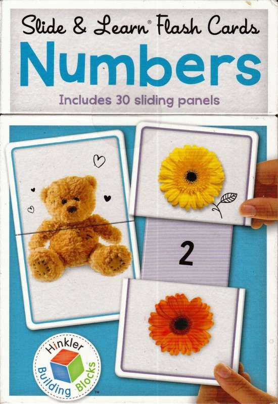 Building Blocks Slide and Learn Flashcards Numbers