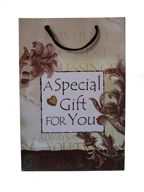 پاکت هدیه بزرگ نیکی قلب طلایی طلاکوب کد 19