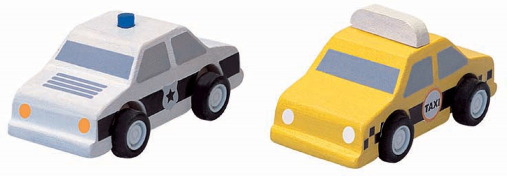 City Taxi and Police Car 6073