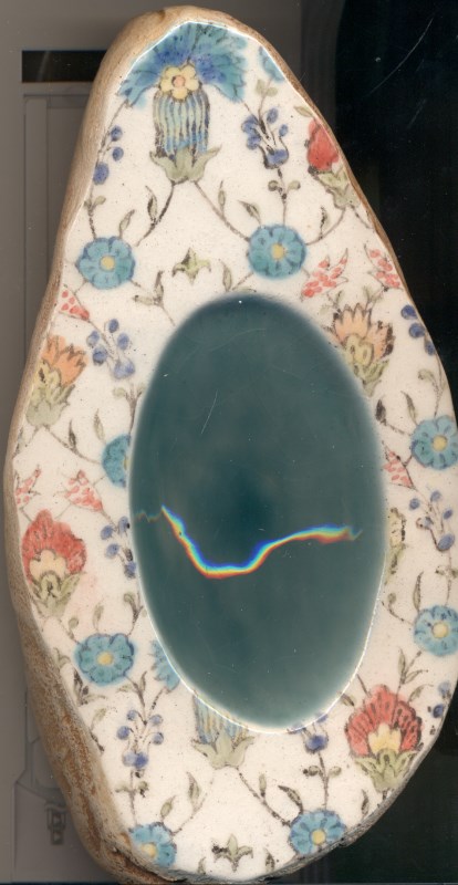 مجسمه سنگ بیضی