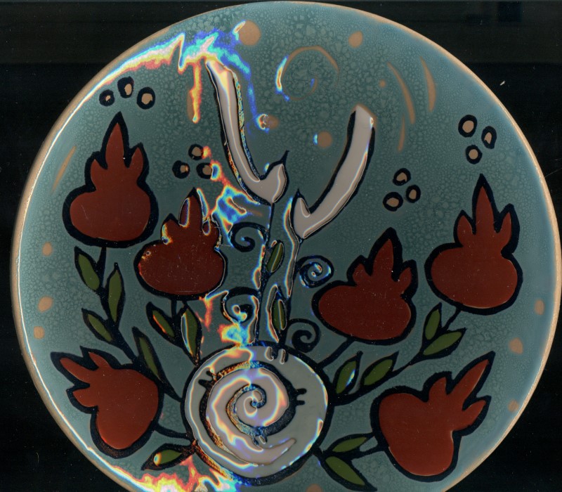 بشقاب 25cm طرح 40