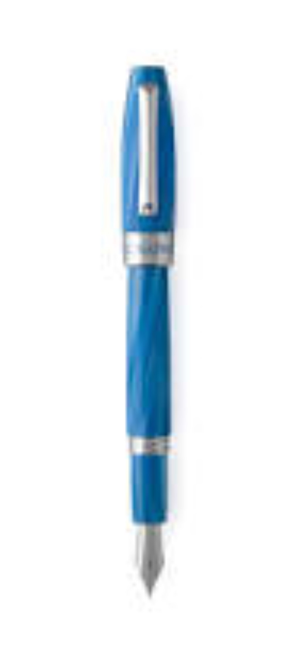 Mg fortuna napoli fountain pen palladium pl and light blue