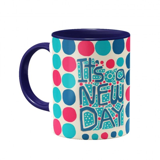 ماگ داخل رنگی its a new day