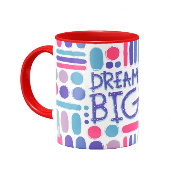 ماگ داخل رنگی Dream big