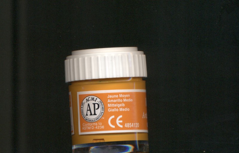 گواش تک رنگ نارنجی