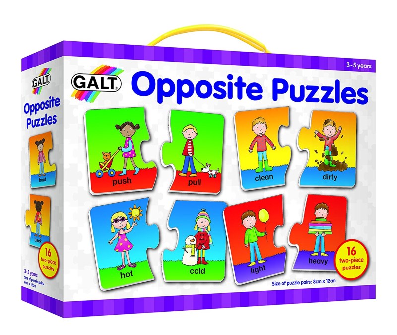 Galt Play  Learn Opposite Puzzles (2 Piece)
