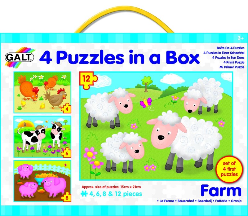 Galt Toys Inc Farm in a Box Puzzle