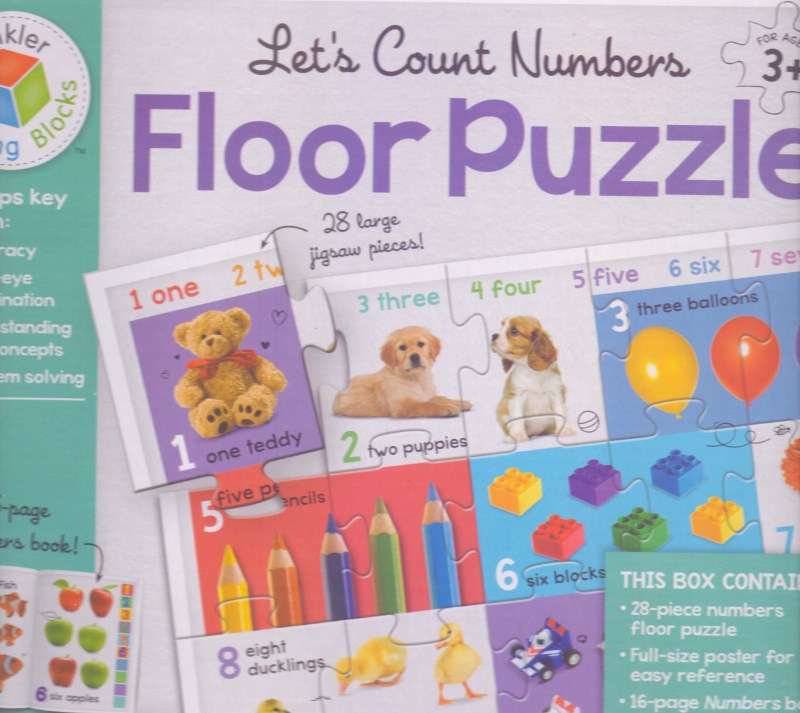 Floor puzzle lets count numbers mul ti6