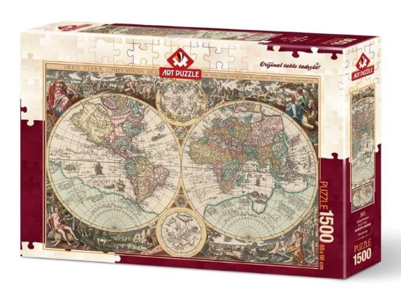 پازل 4631 (1500 تکه) World Map