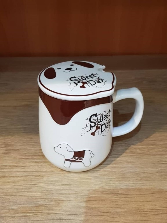 ماگ سگ رنگی رنگی