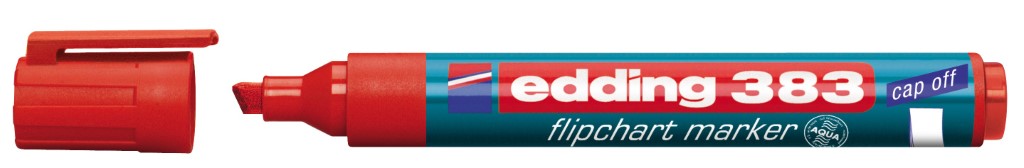 Flipchart marker red 383