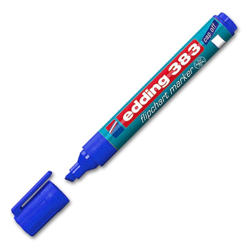 Flipchart marker blue 383