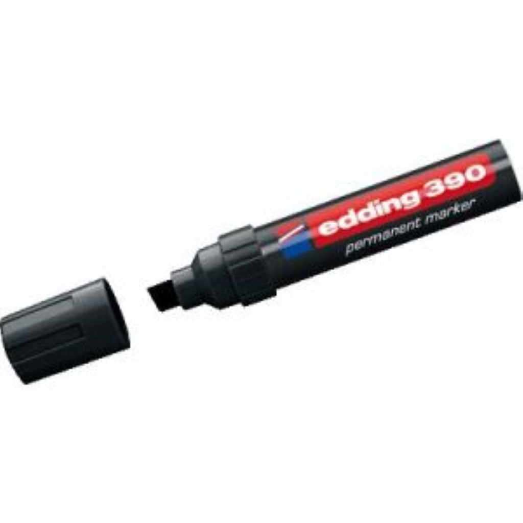 Permanent marker black 390