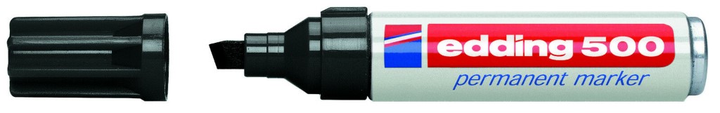 Permanent marker black 500