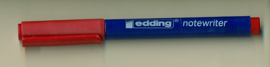 Note writer red