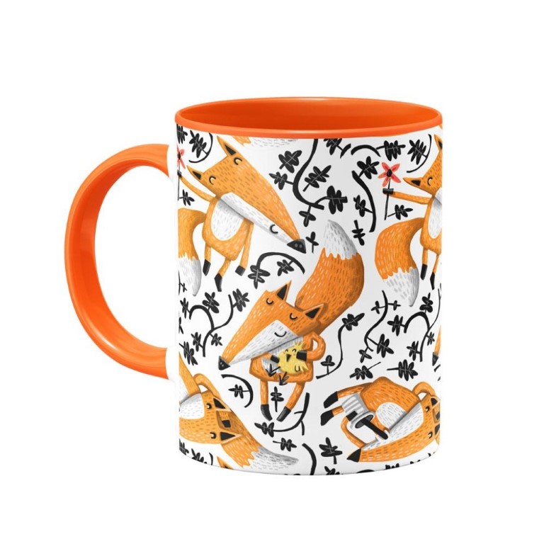 ماگ داخل رنگی Mr Fox