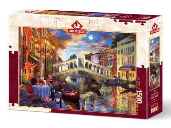 پازل 5372 (1500 تکه) Railto bridge venice