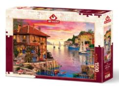 پازل 5374 (1500 تکه) The mediterranean harbour