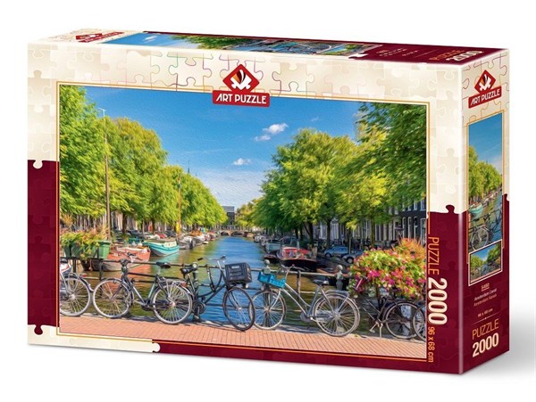 پازل 5480 (2000 تکه) Amesterdam canal