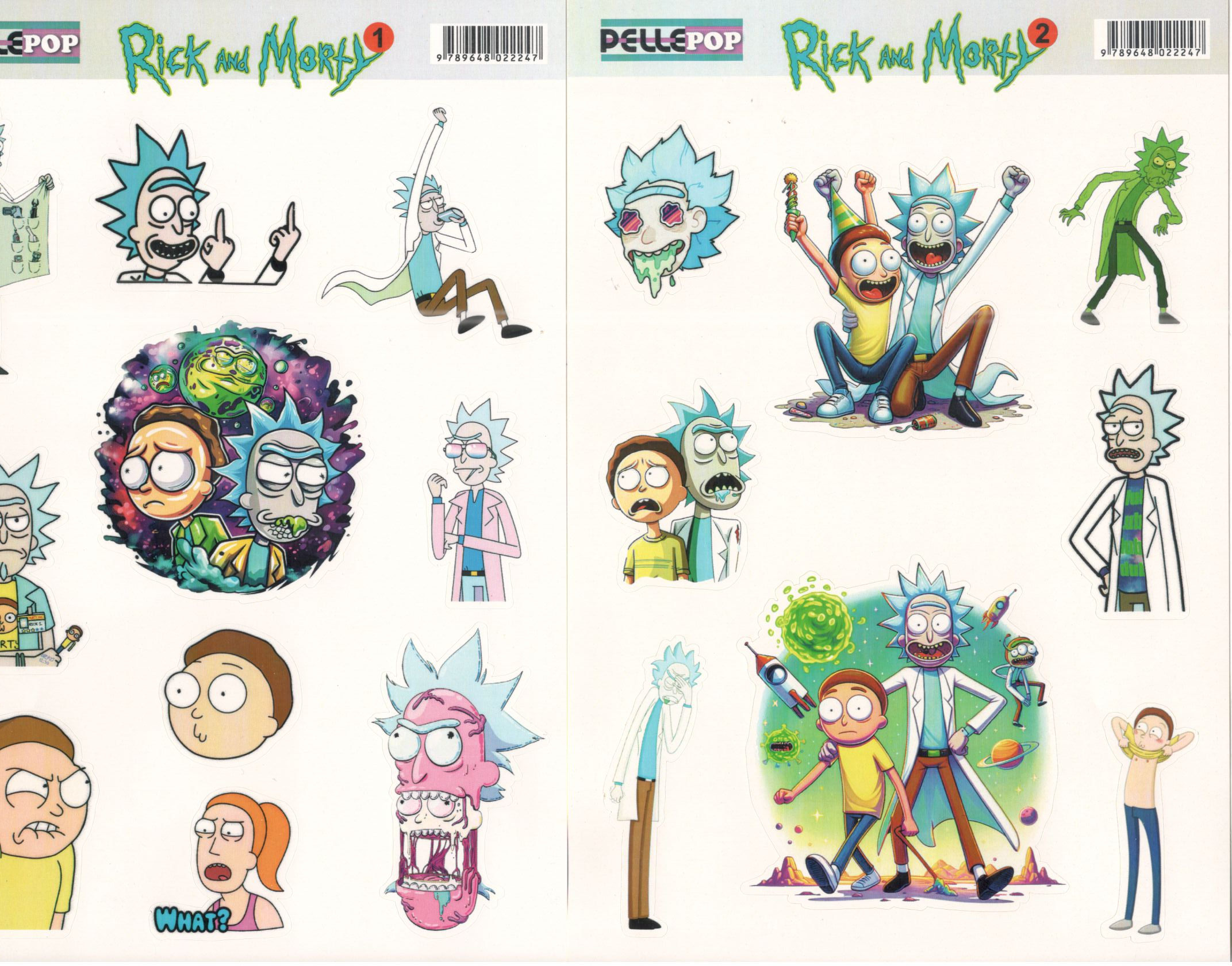 استیکر Rick & Morty