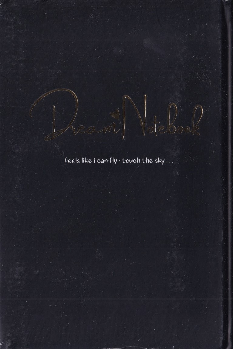 دفتر خط‌دار Dream notebook مشکی