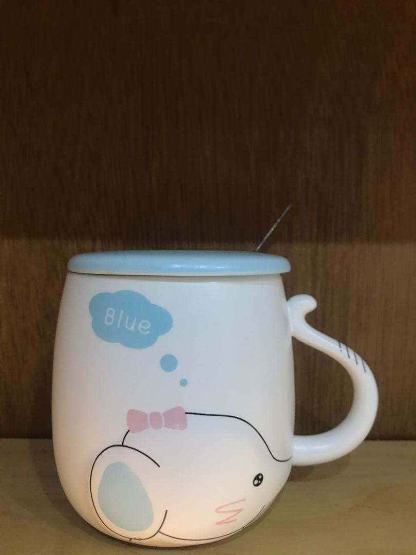 ماگ فیل برجسته (blue)