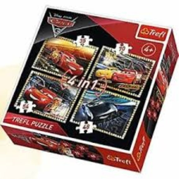 Puzzle 4 in 1 34276 ready to race