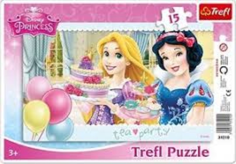 Puzzles 15 frame tea party