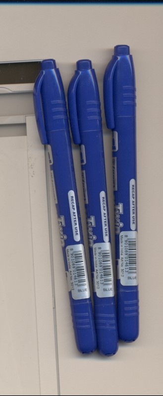 ماژیک 2 سر twin marker آبی 3018