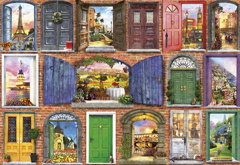 پازل 17118 doors of europe