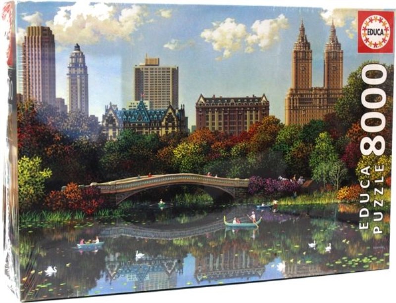 پازل 17136 central park bow bridge