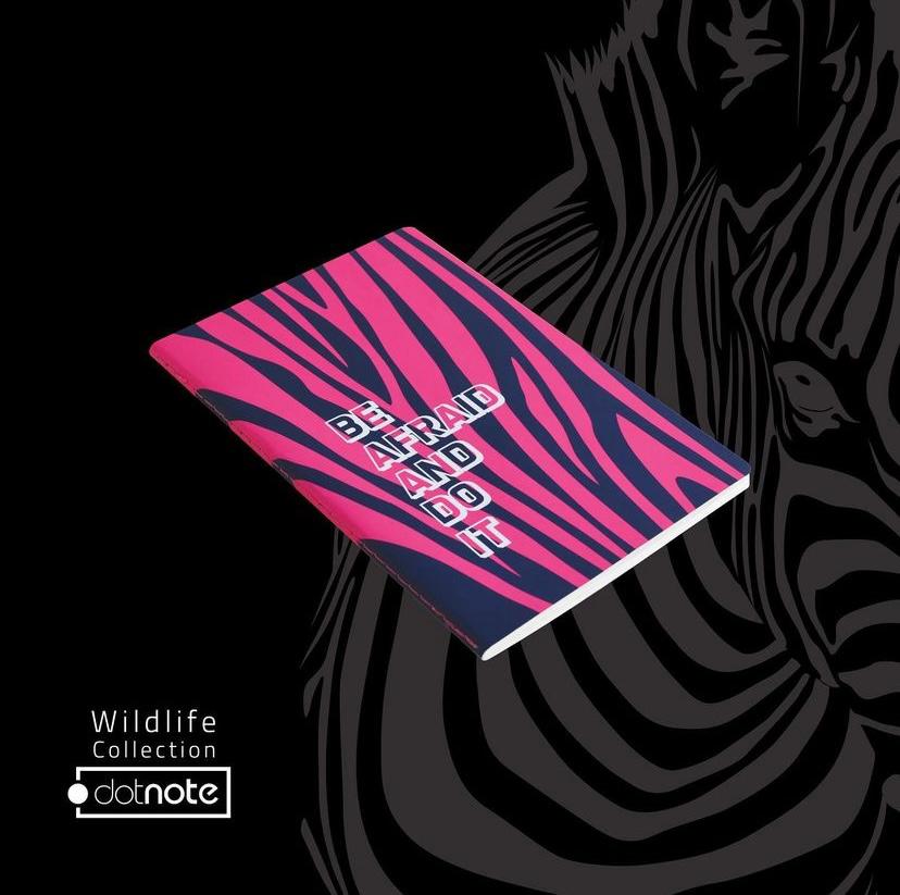 دفتر دوختی wilde life سری zebra