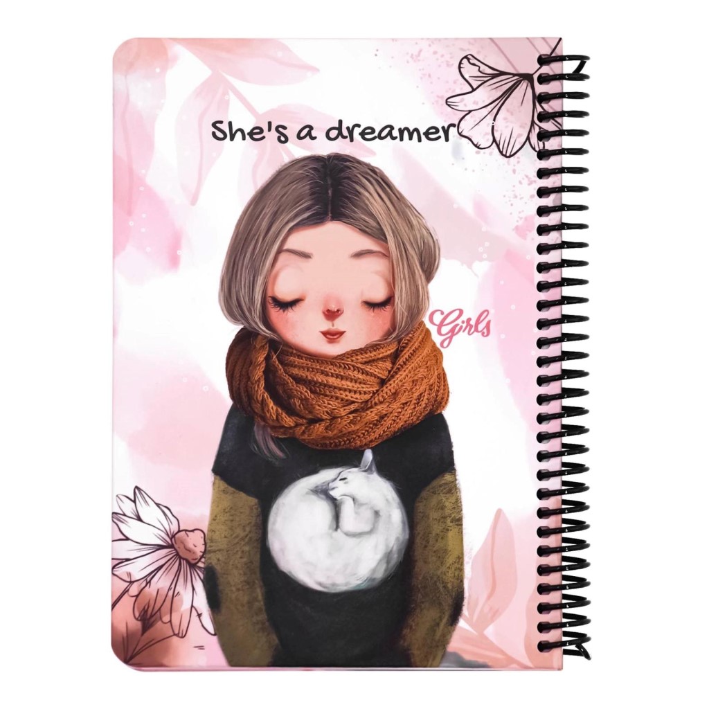 دفتر A5 دختران Shes a dreamer 5039