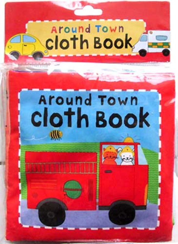 my little cloth book around town